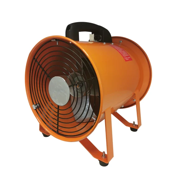 Ventilador con conductos portátil industrial de 9,5 pulgadas utilizado para la ventilación en el aire del túnel