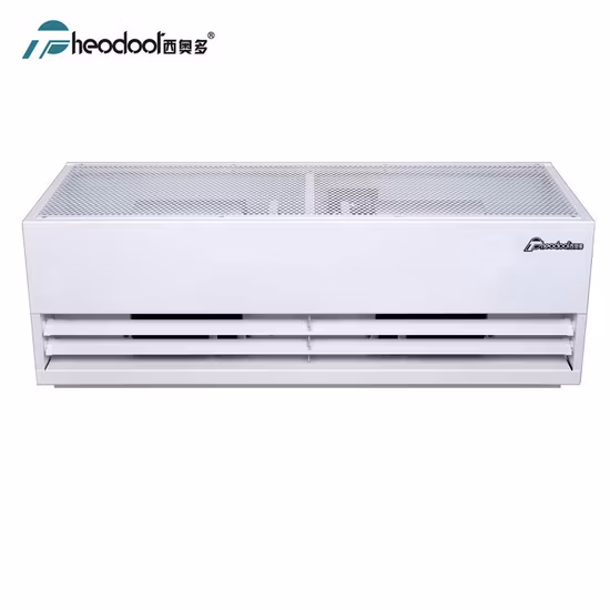 Cortina de aire de viento grande con ventilador centrífugo de puerta industrial resistente